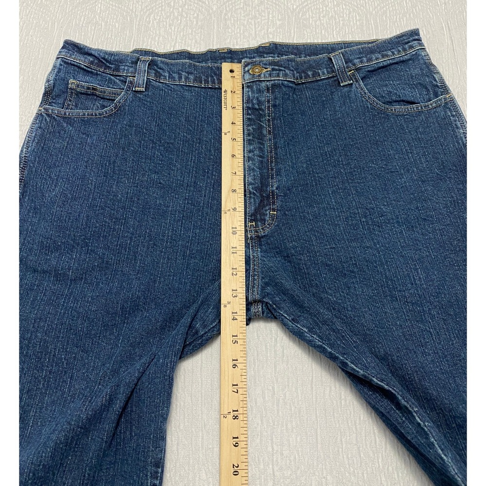 Dickies Flex Carpenter Jeans Men's 42x30 Blue Denim Work Pants Relaxed Fit - Picture 5 of 7